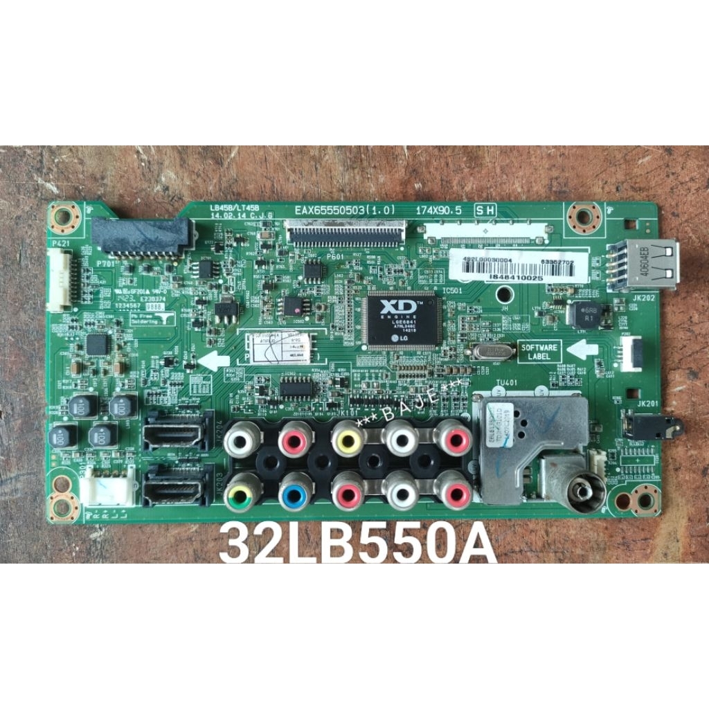 Mainboard Tv Led LG : 32LB550A