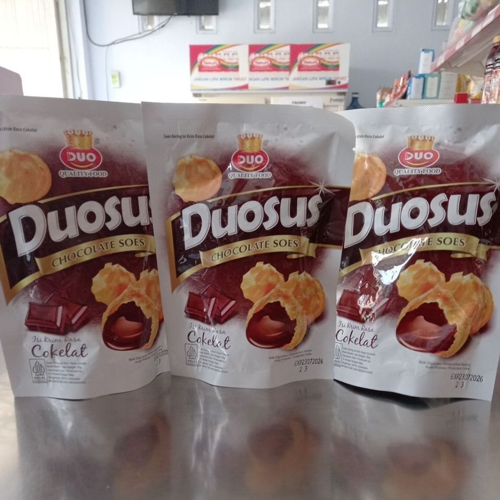 

DUOSUS 30 gram SOES KERING ISI COKLAT