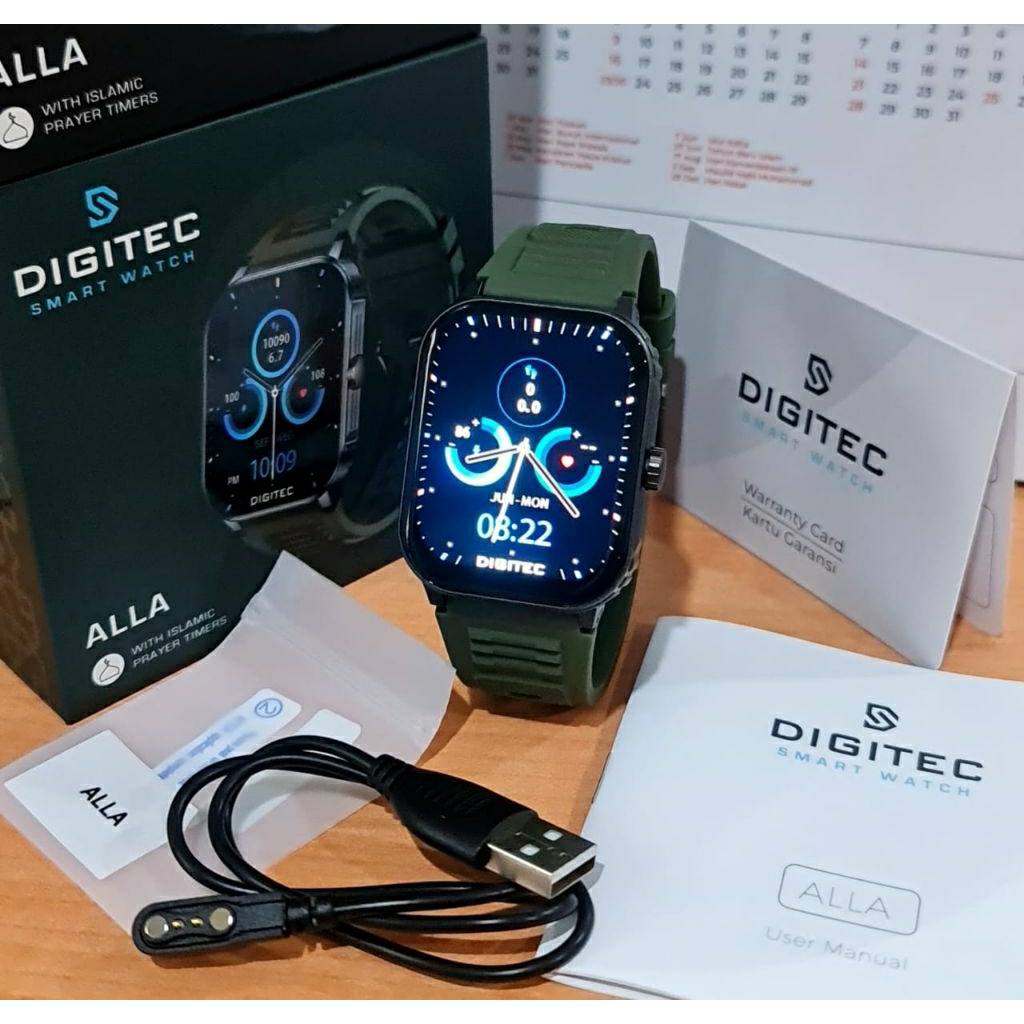 MODEL TERBARU JAM TANGAN SMART WATCH DIGITEC  ALLA ORIGINAL GARANSI RESMI