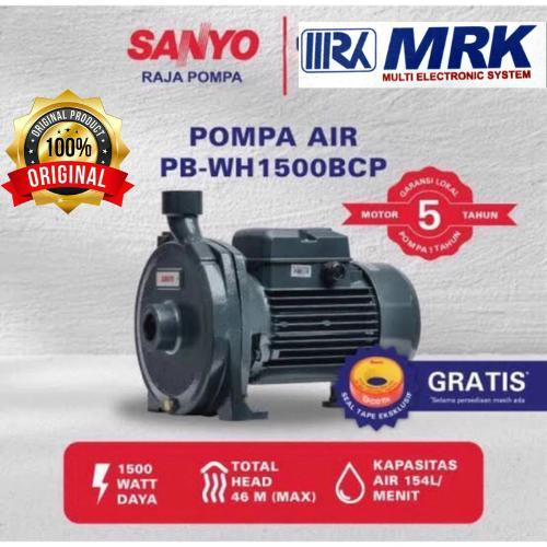 PB-WH1500BCP SANYO POMPA AIR MESIN AIR PENDORONG NON OTOMATIS BISA INSTAN MEDAN GARANSI RESMI