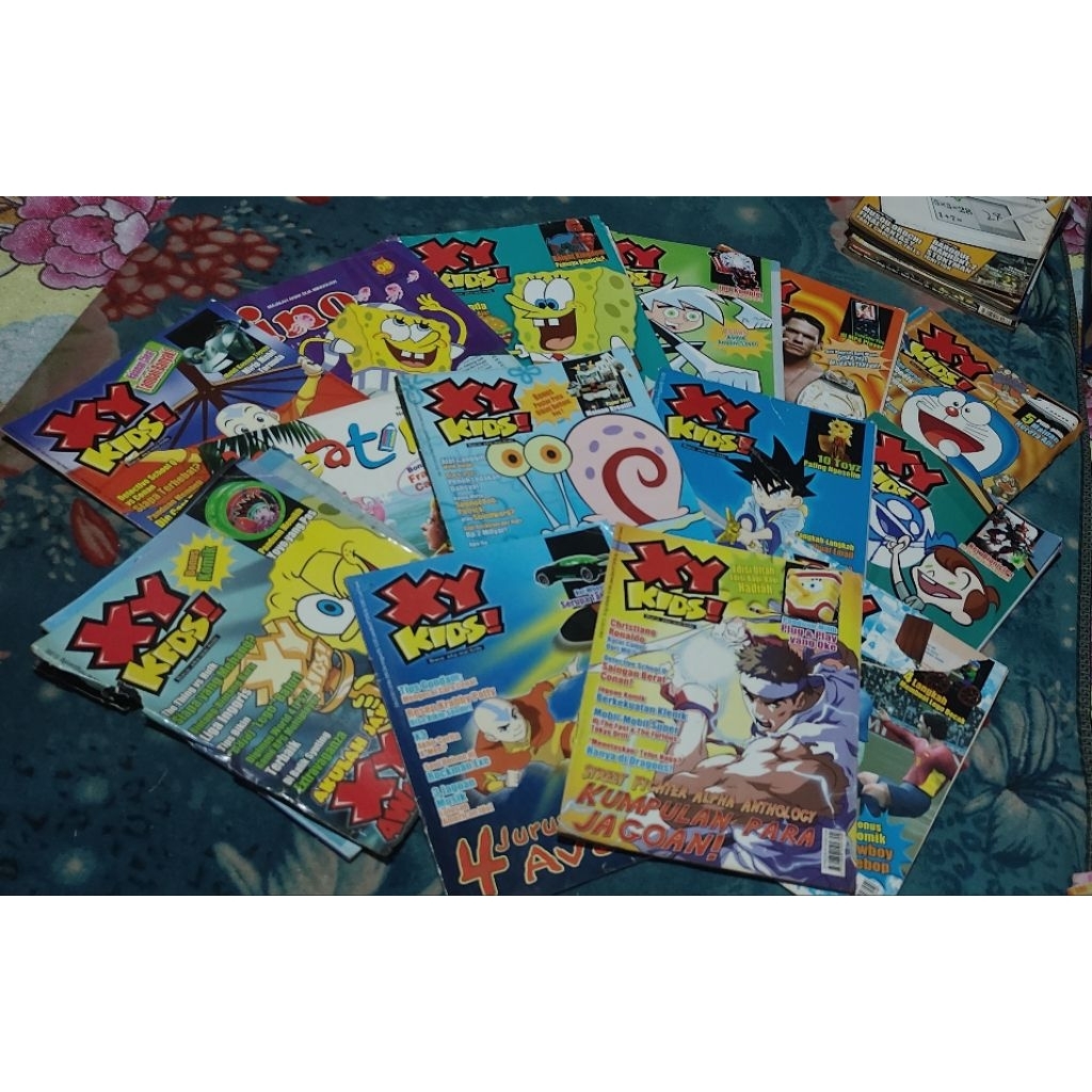 MAJALAH XY KIDS & HOTGAME MINUS MURAH