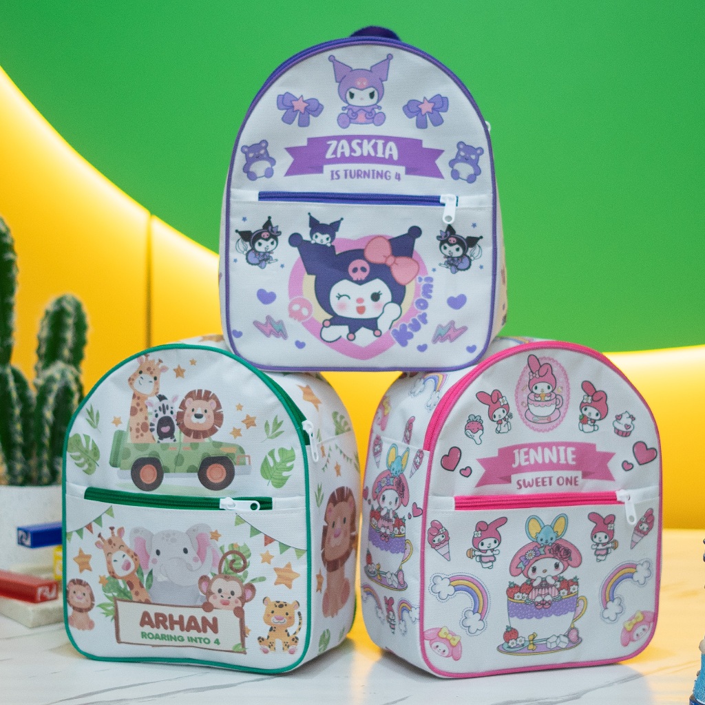 

Lolipop Bag Goodie Bag Ulang Tahun Anak, Souvenir Ultah Custom Nama & Foto Design Kekinian