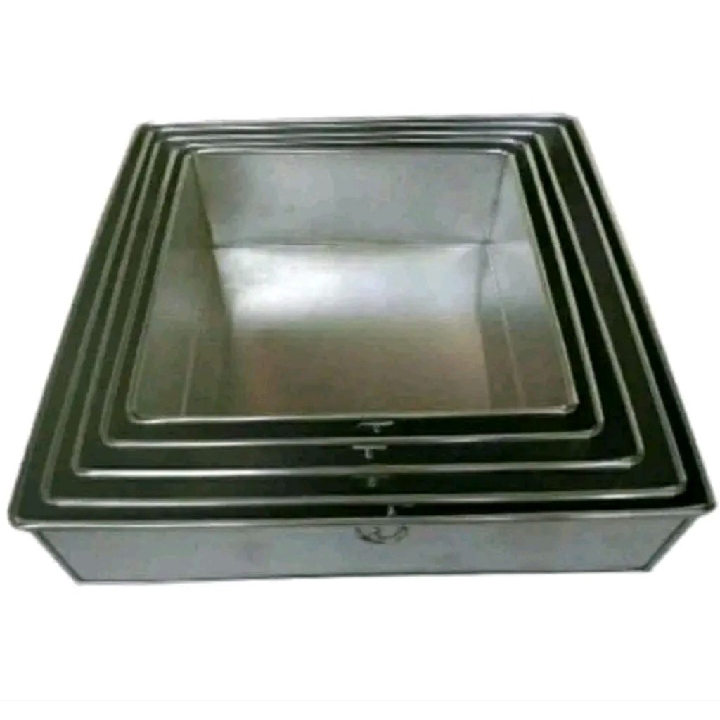 loyang kotak//loyang kotak 1 set 5 pcs