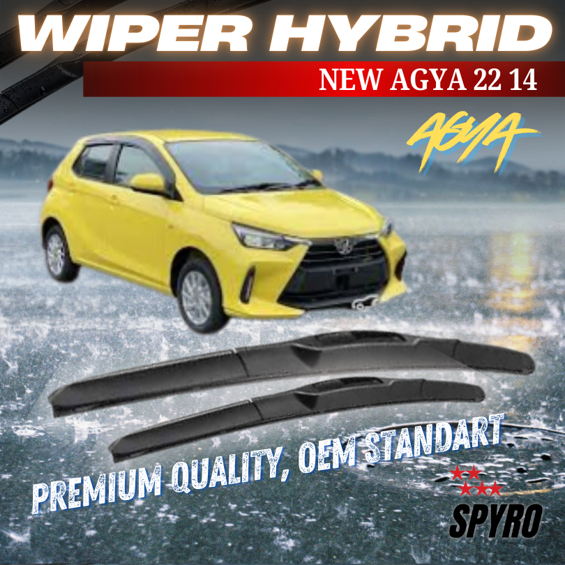 WIper Hybrid New Agya 22 14 Wiper Mobil New Agya