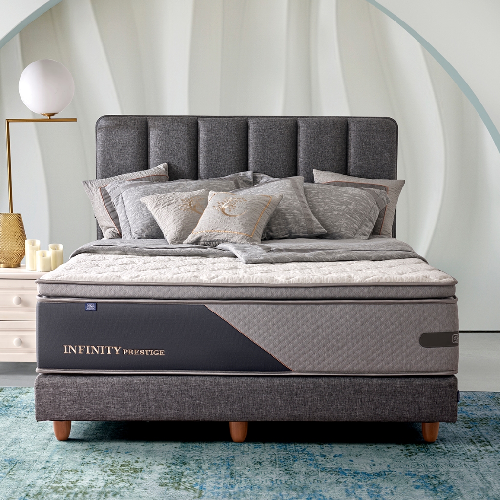Elite Springbed Infinty Prestige | Kasur Elite Prestige Pocket Spring Bed Encasement Pillowtop Latex