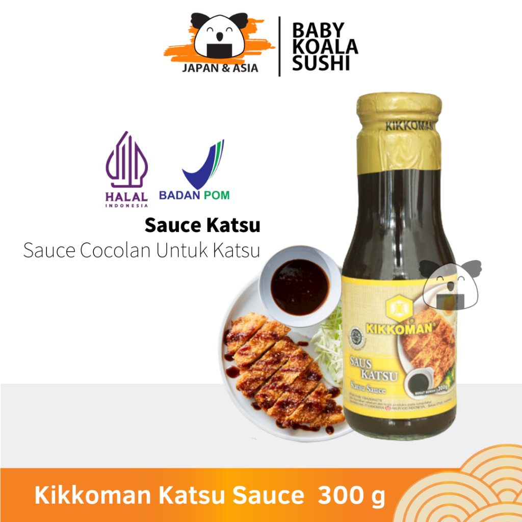 

Kikkoman Saos Katsu 300 g Halal | Katsu Sauce