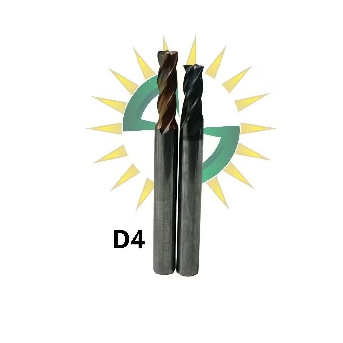 ENDMILL 4MM BEKAS LAYAK PAKAI / ENDMILL CARBIDE 4 MM BEKAS LAYAK PAKAI