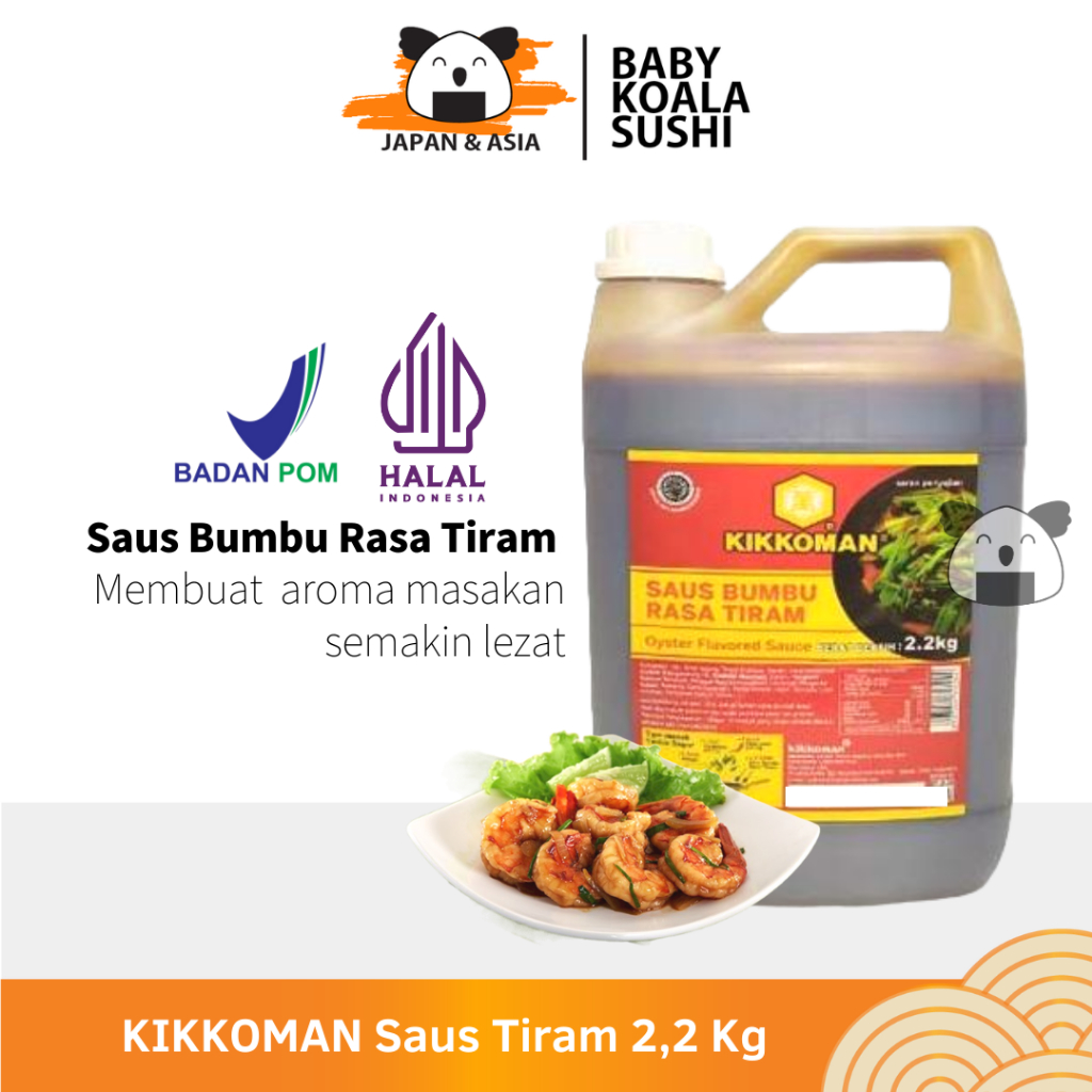 

KIKKOMAN Saus Tiram 2,2 kg Halal