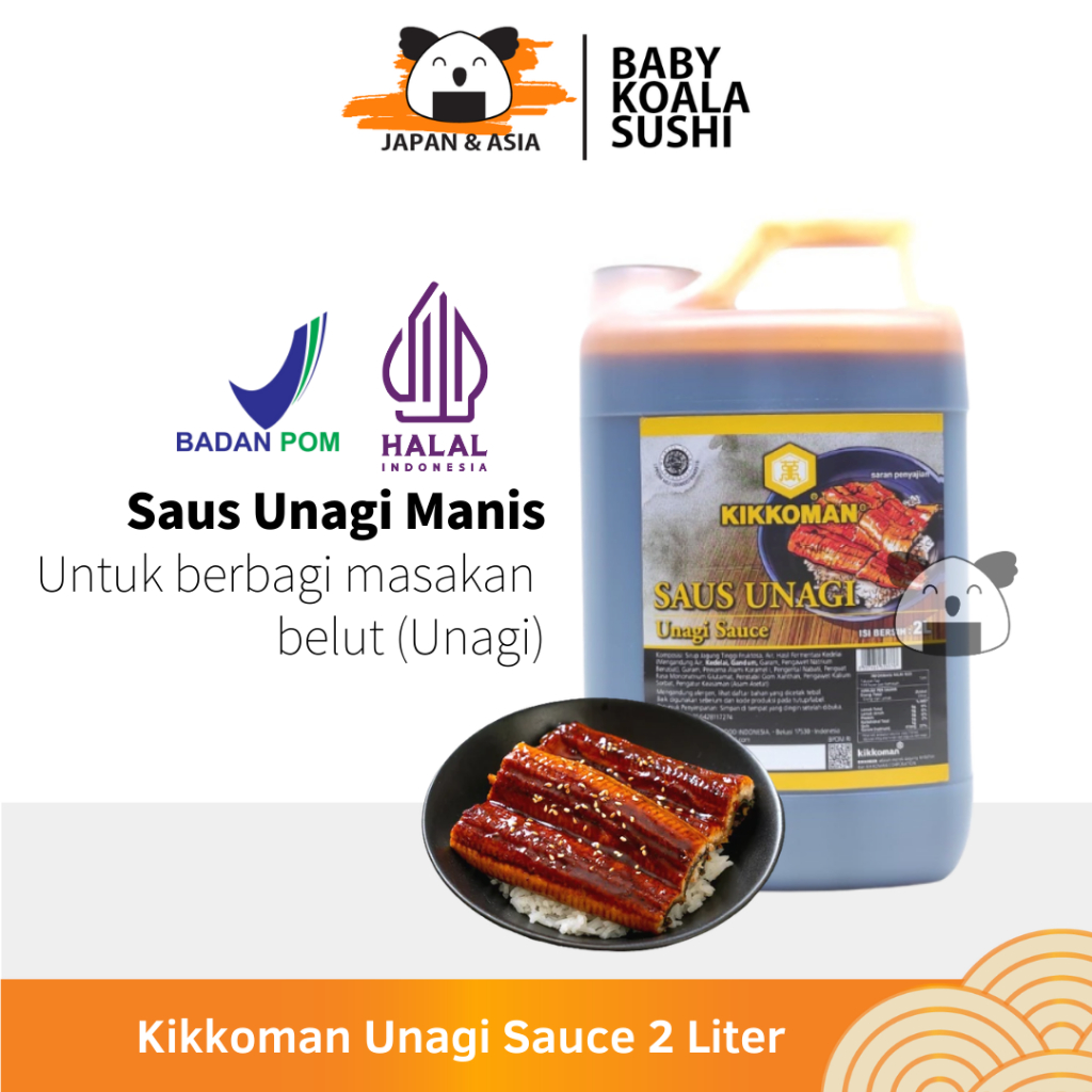 

KIKKOMAN Unagi Sauce Ikan Bakar 2 Liter Halal