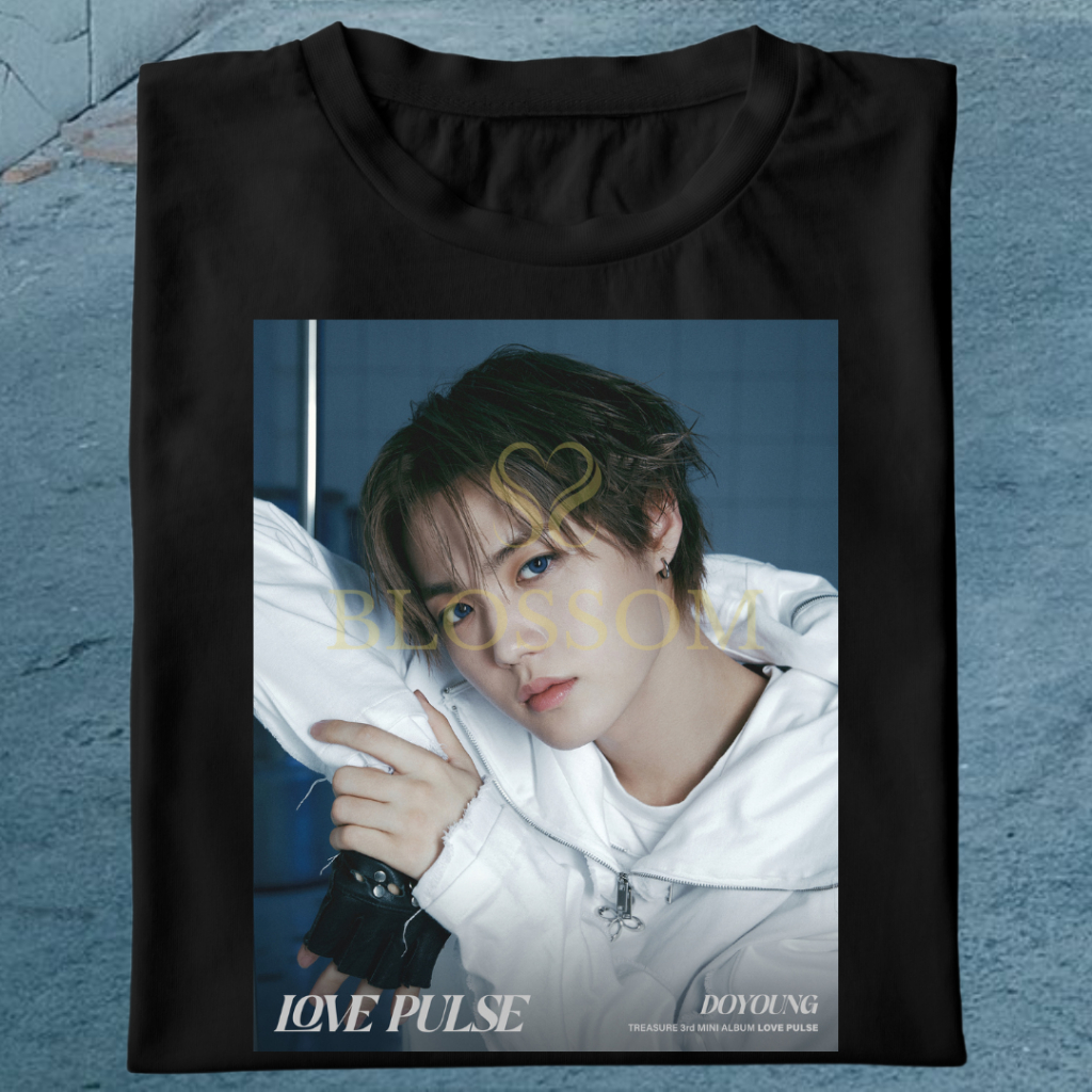 Kaos Treasure Love Pulse Photo Member | Katun Combed 24s Hyunsuk Haruto Jihoon Mashiho Yoshi Asahi J
