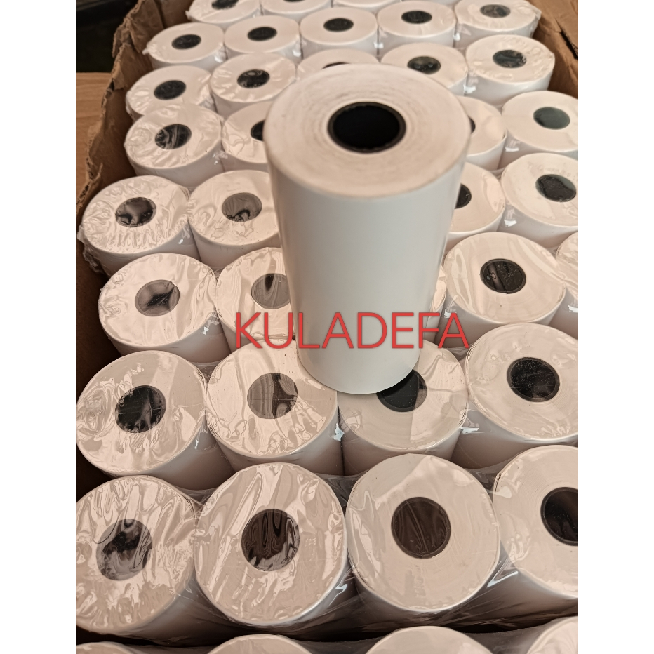 

Label thermal sticker printer stiker tebal 80mm x 10m continuous kertas sticker label paket label pengiriman resi 80x100 80x40 80x50 murah bagus