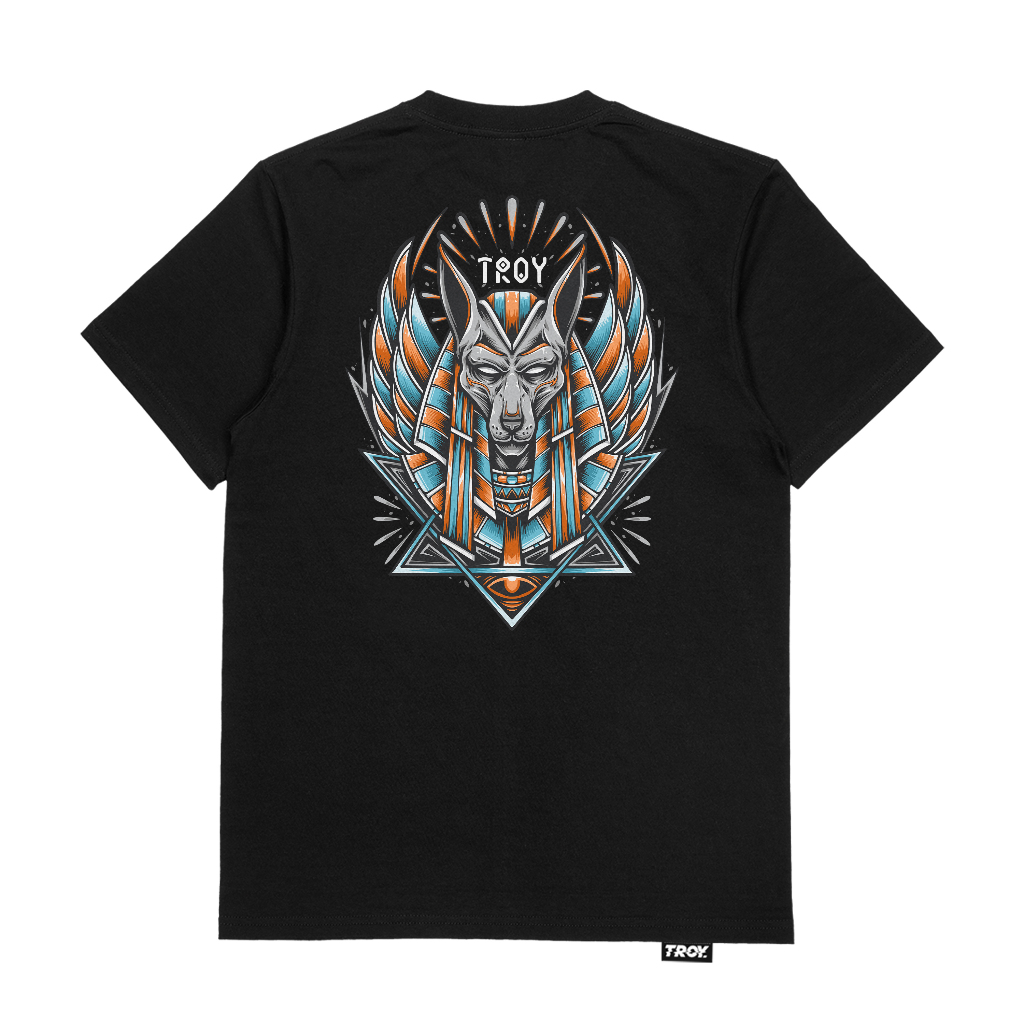 Troy Company Tshirt Black Anvbiz - Kaos Hitam Lengan Pendek MT 3261