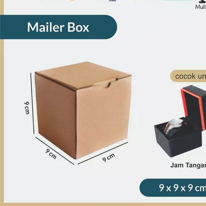

Ksrdus Packing Box 9 x 9 x 9 cm Dus Kecil Polos Serbaguna