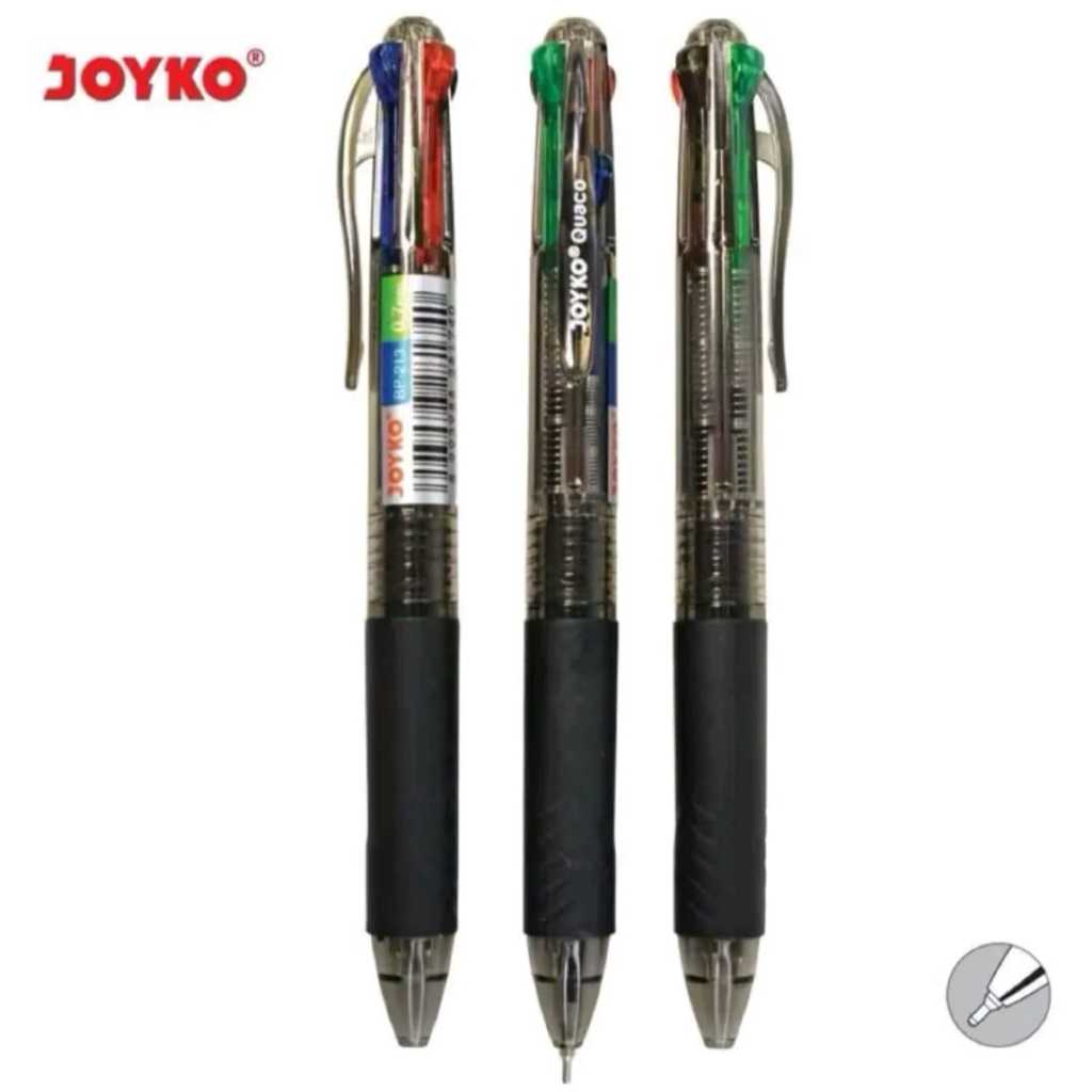 

PULPEN / PENA JOYKO BP-213 / QUACO / 0.7 MM / 4 WARNA