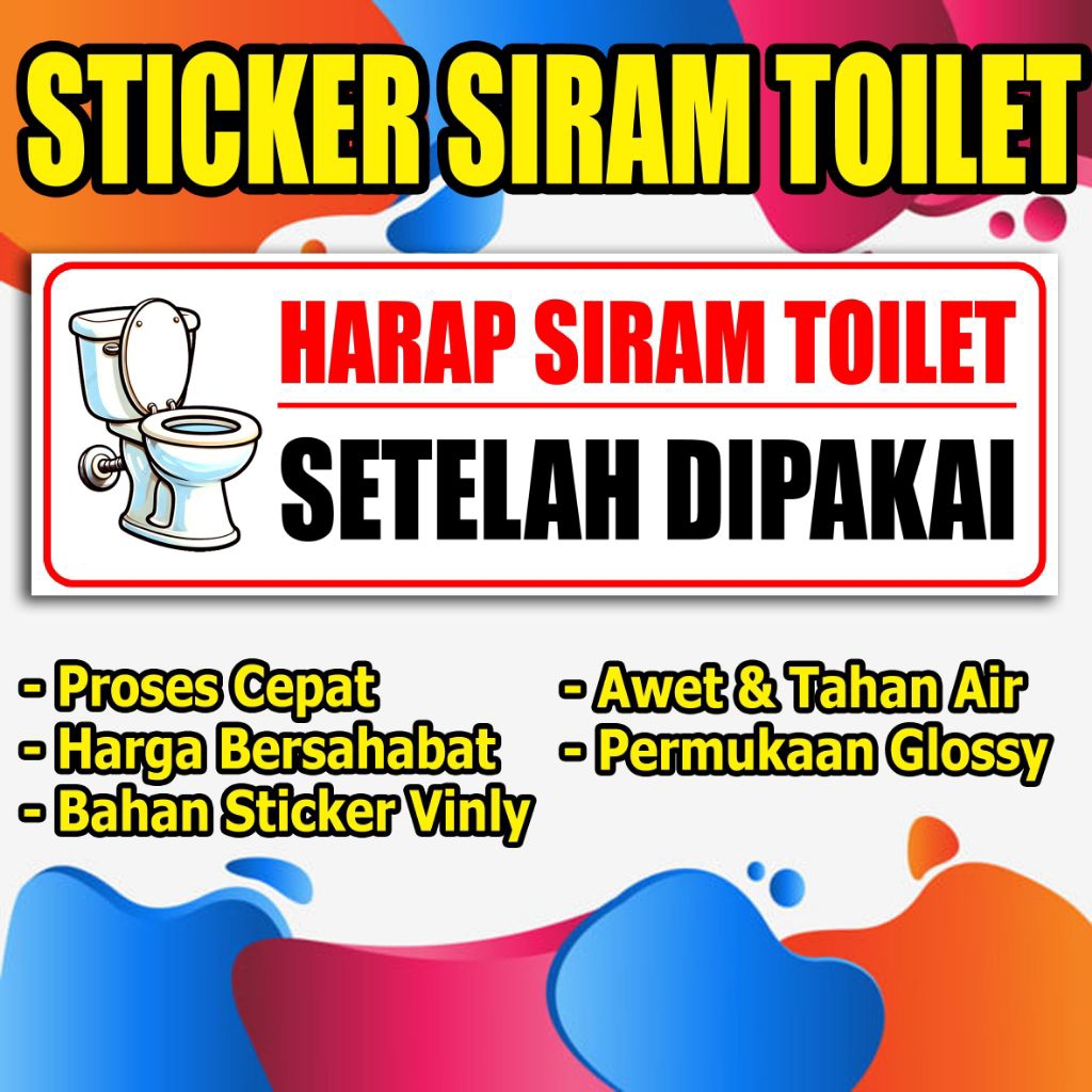 

STIKER SIRAM TOILET