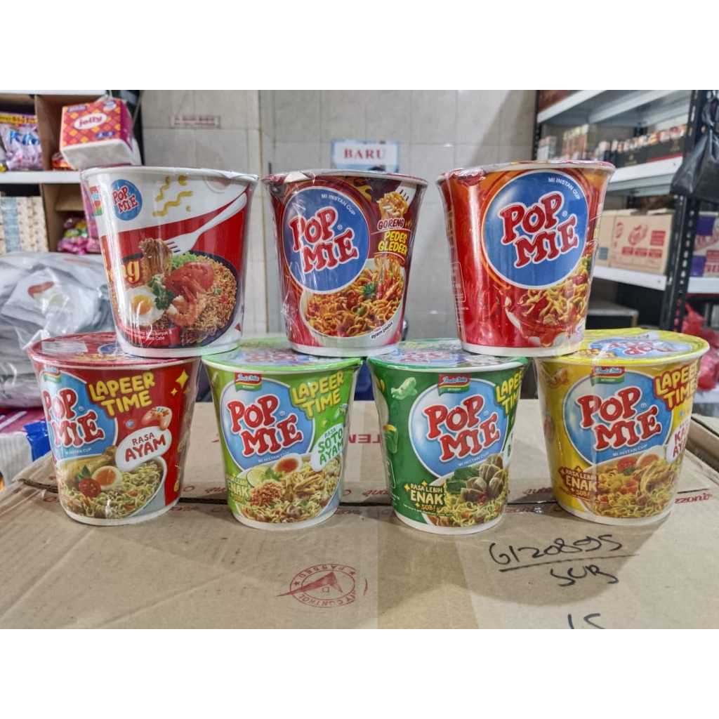 

Pop Mie Goreng Dan Pop Mie Kuah