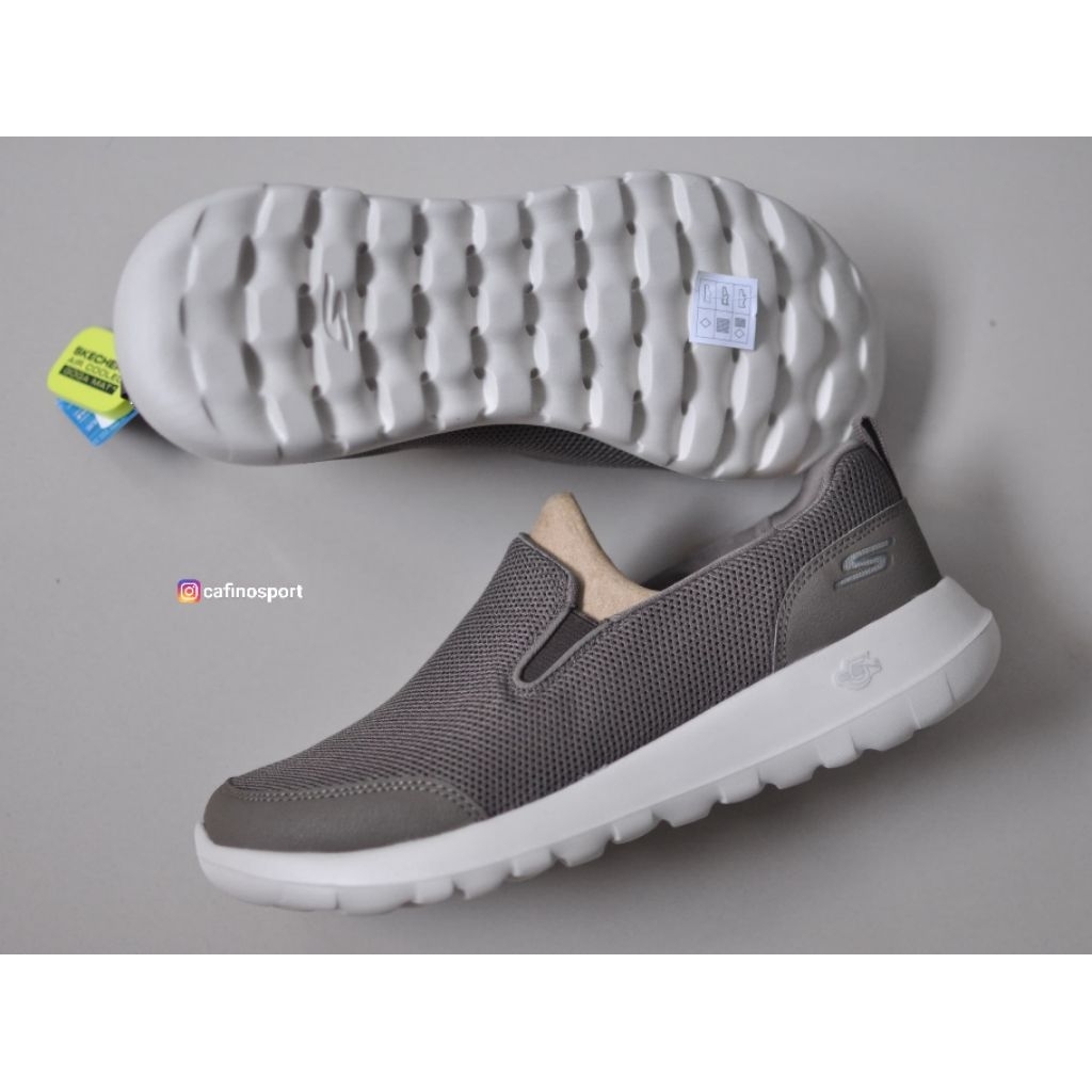 Skechers go walk Max - Chinched Khaki Coklat Original