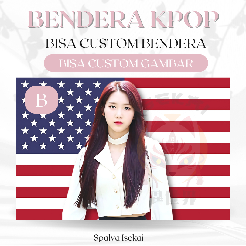 Bendera AMERIKA KPOP JIHO OH MY GIRL OMG / POSTER KPOP / BENDERA KPOP Kim Jiho / KPOP Tapestry / Tap