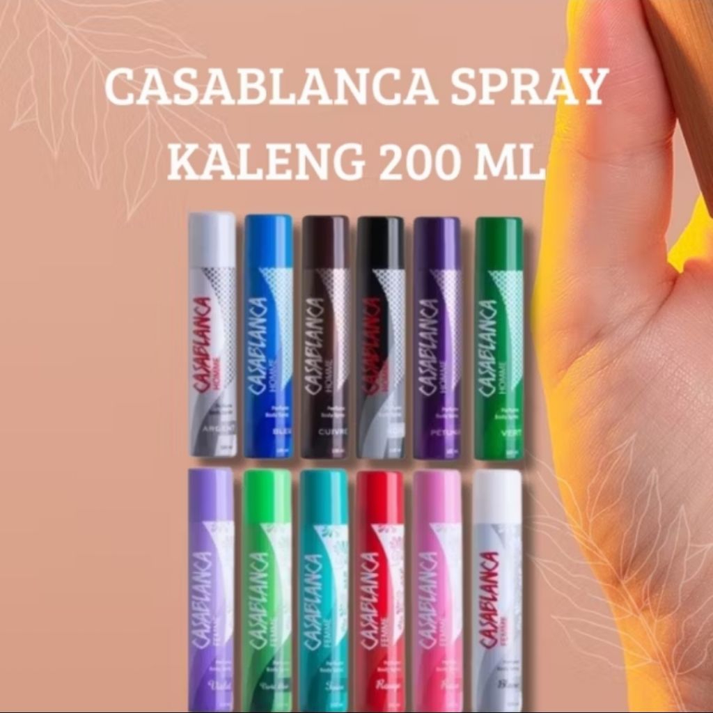 CASABLANCA HOMME PARFUM BODY SPRAY 100ml| PARFUM CASABLANCA TAHAN LAMA