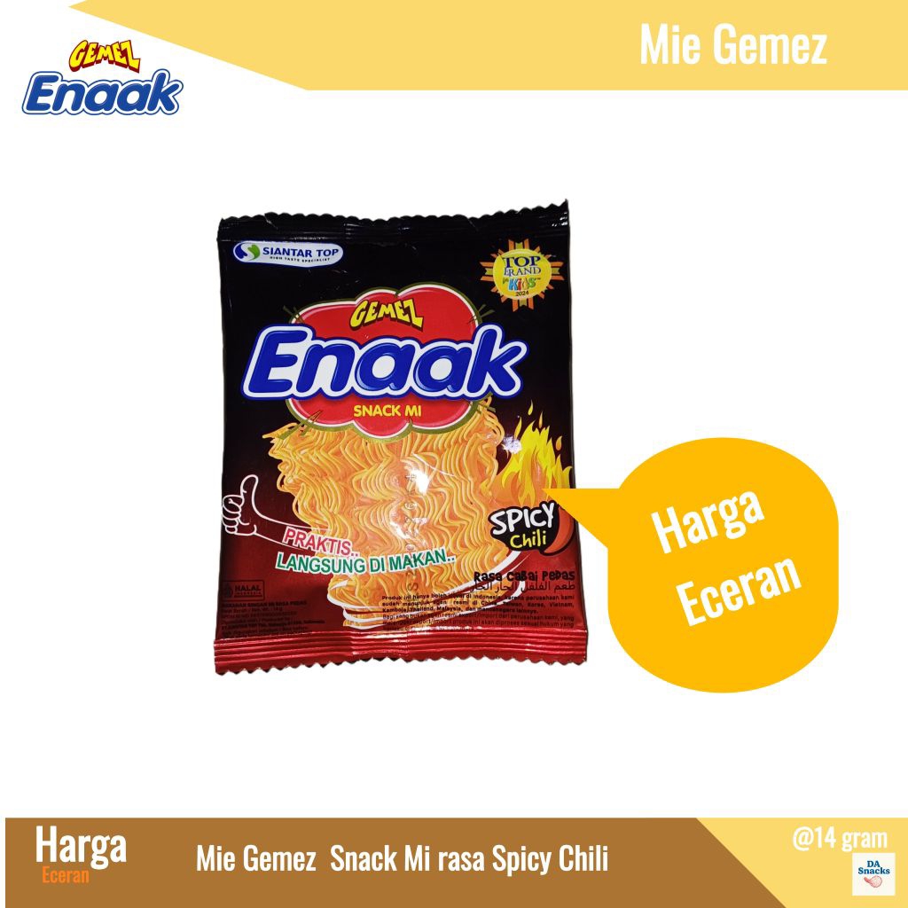 

[Promo Eceran] Mie Gemez Enaak Spicy Chili / mie gemez