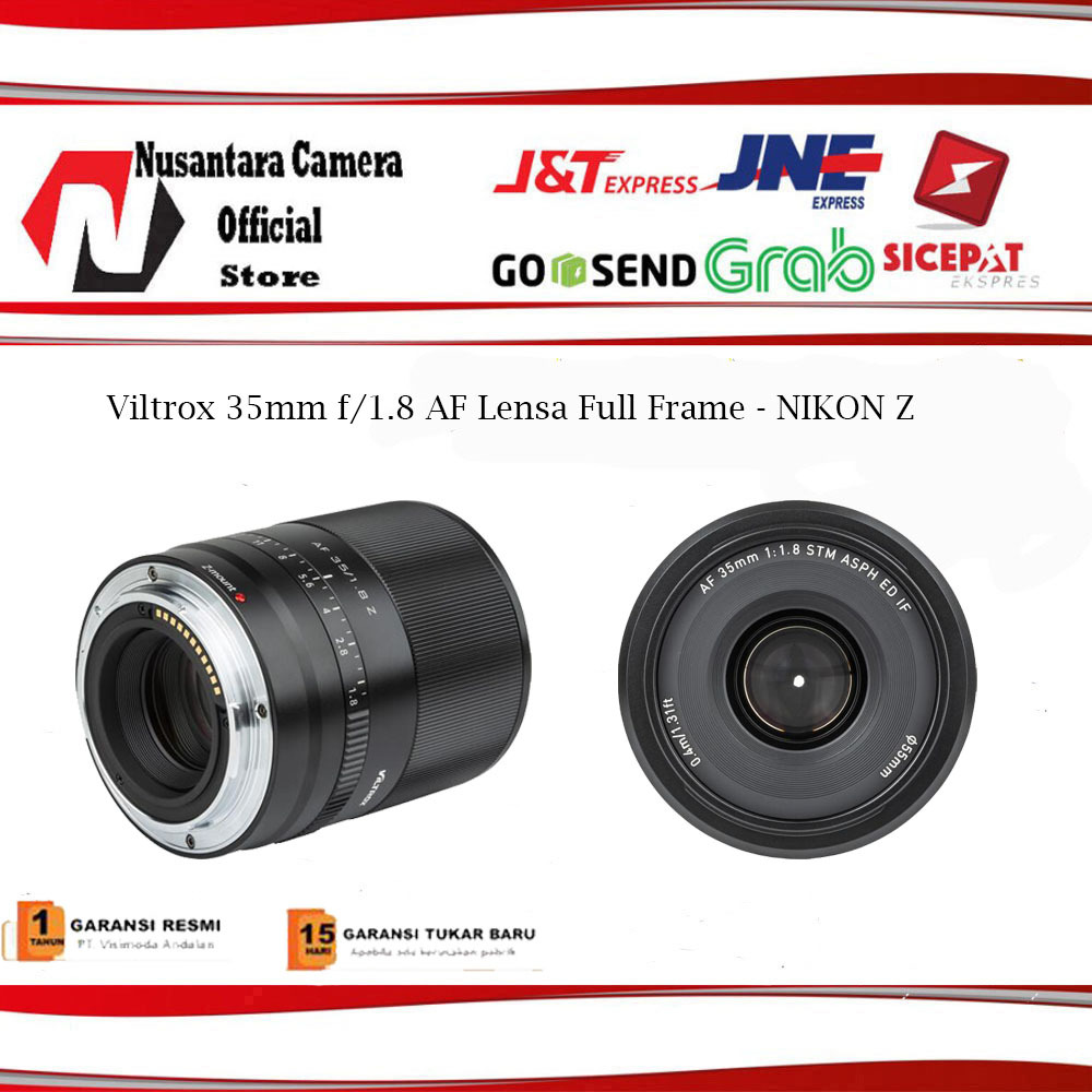 Viltrox 35mm f/1.8 AF Lensa Full Frame - NIKON Z