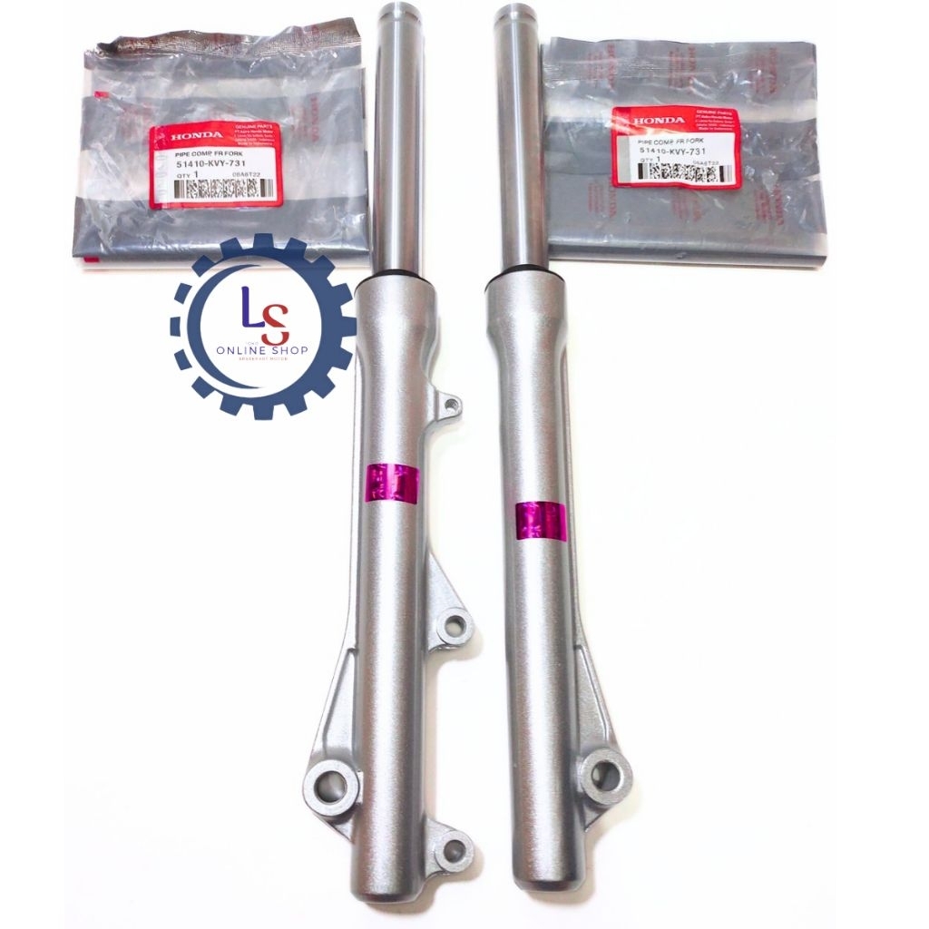 As Shock + Tabung Shock Depan Honda Beat Karbu Scoopy Karbu Vario Techno 110 Vario 110 CW karbu warn