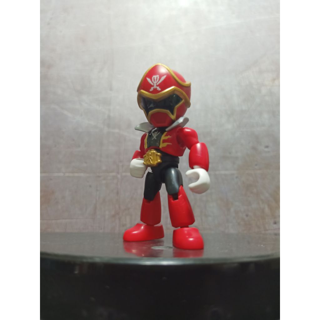 Action Figure Super Sentai Character Gokaiger Gokai Red Chibi Super Deformed