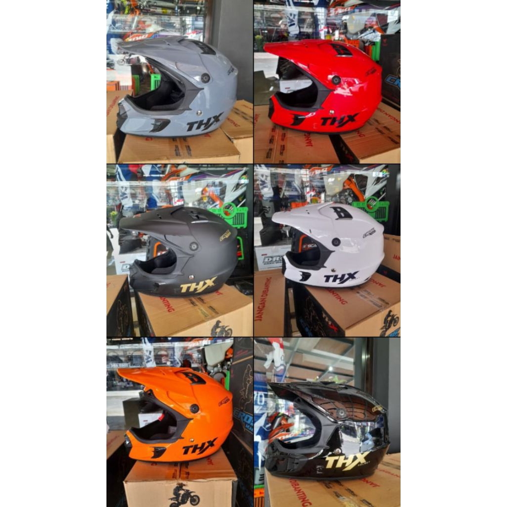 HELM TRAIL ANAK CROSS THX MOTOCROSS HELM ANAK