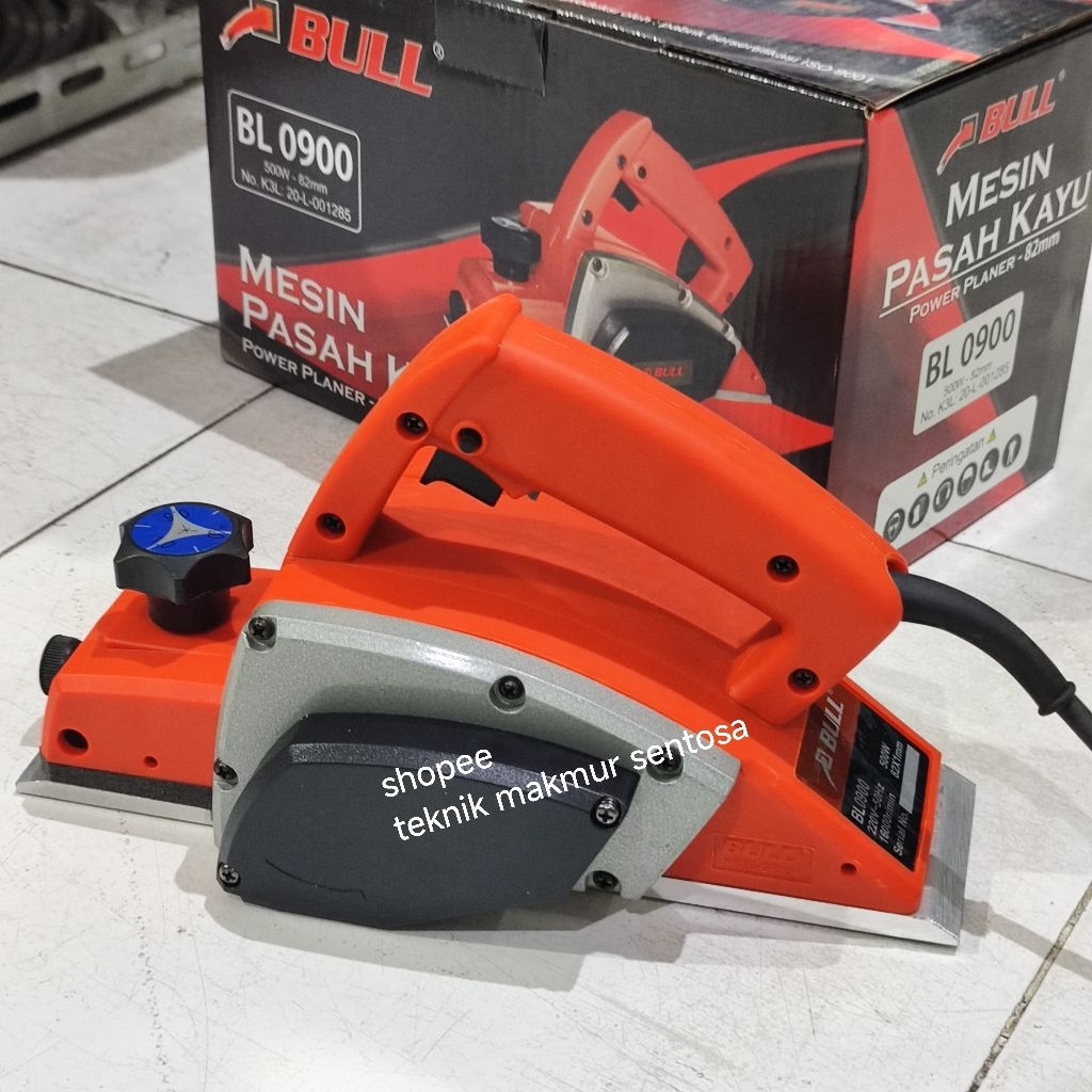 Bull BL0900 Mesin Pasah Listrik BL 0900 Ketam Serut Kayu Planer