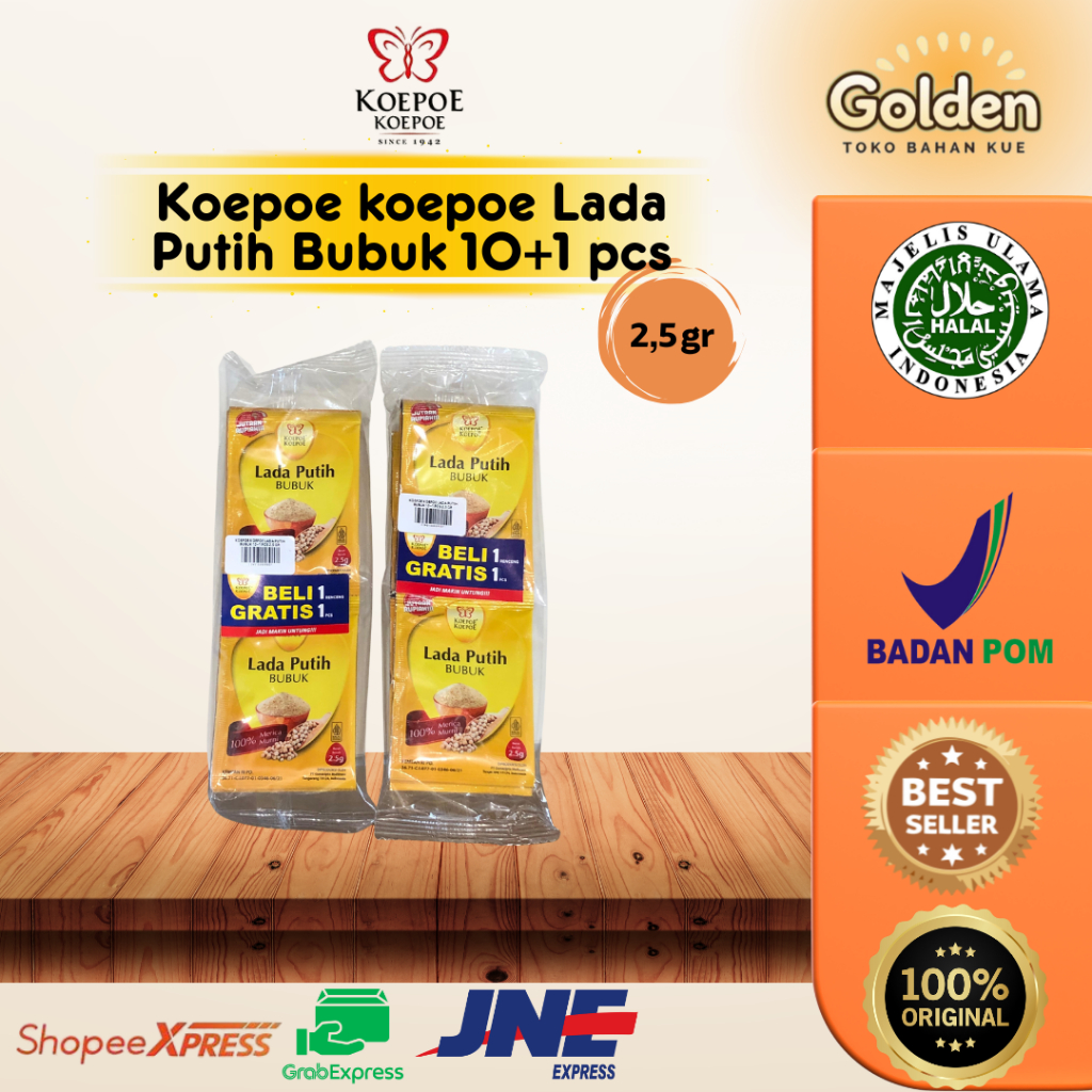 

Koepoe koepoe Lada Putih Bubuk 10+1 pcs
