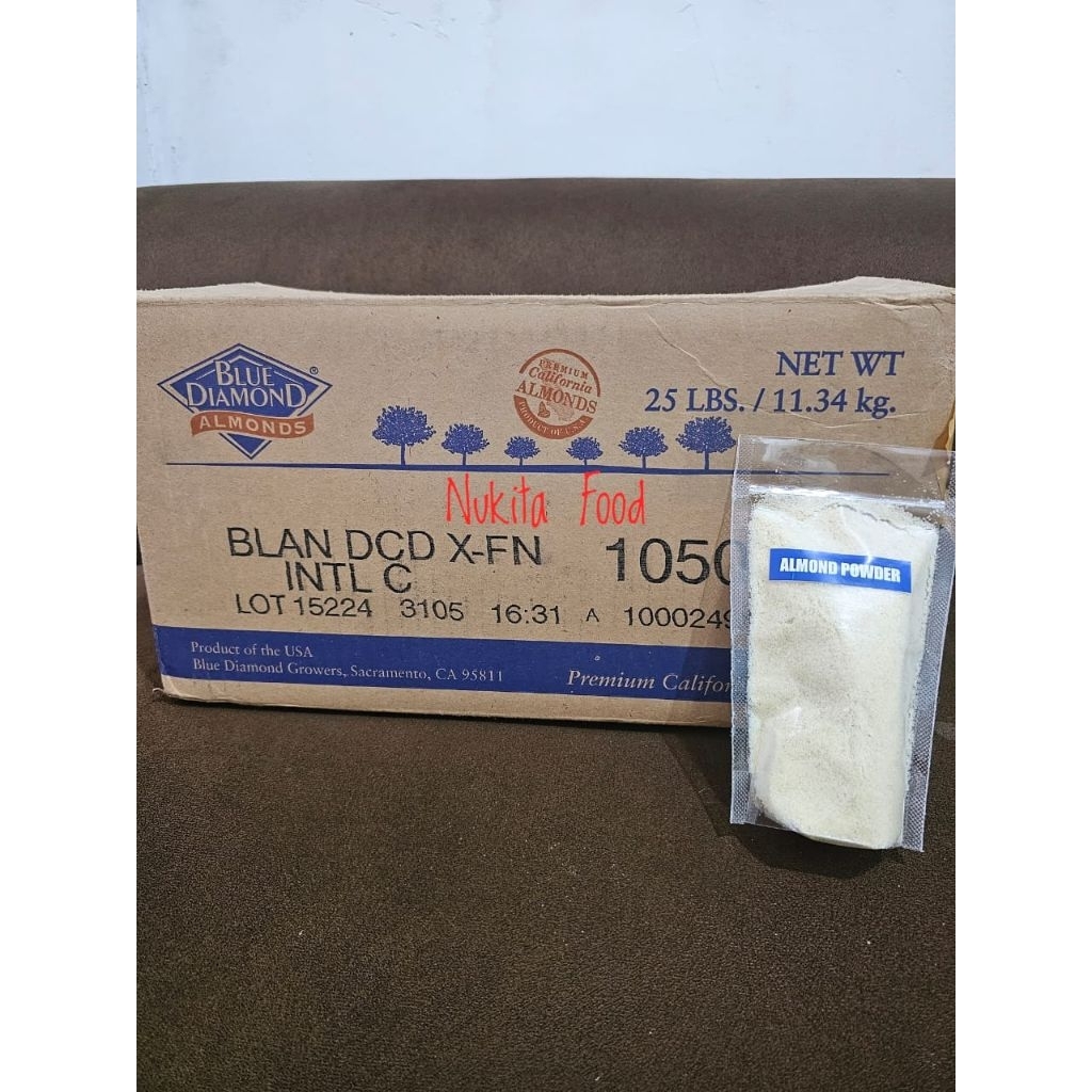 

tepung almond kualitas terbaik dalam kemasan reapack 100gr