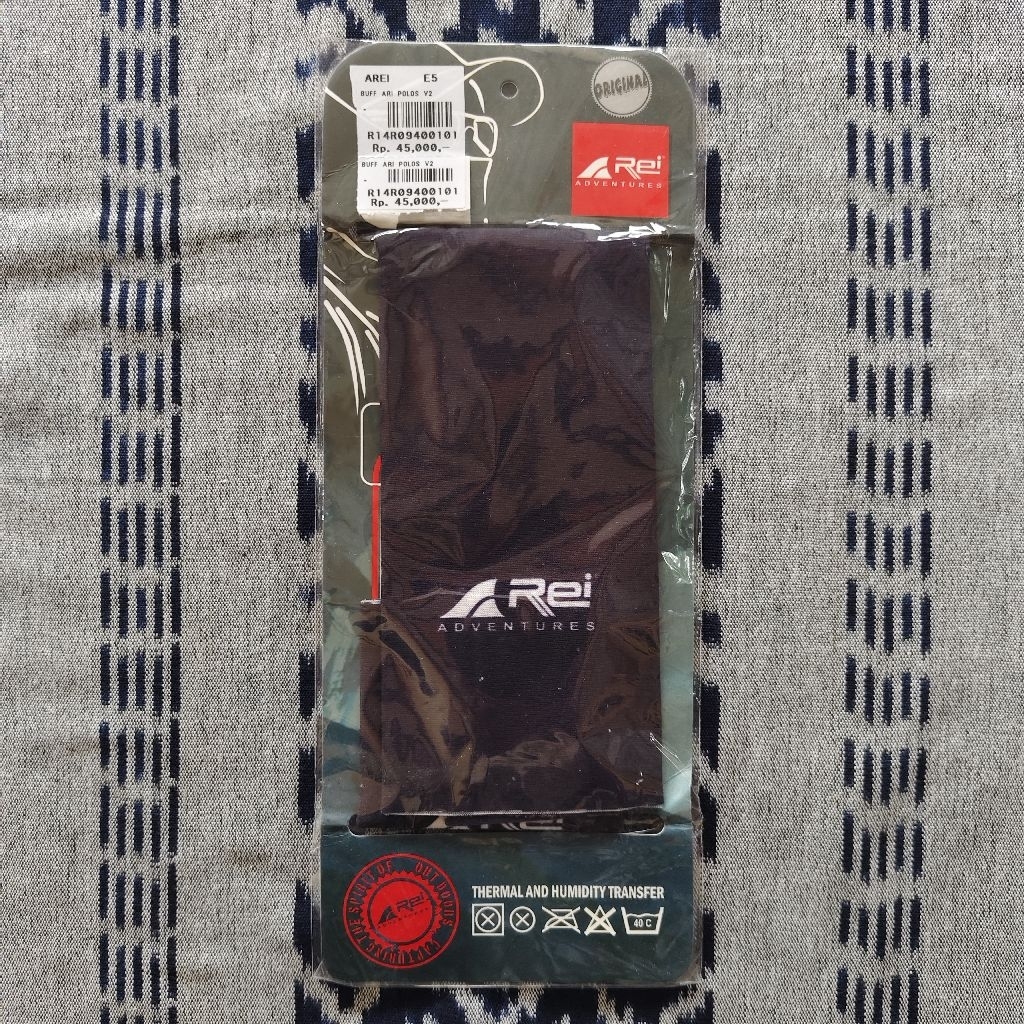 Buff Masker Bandana Arei polos Arei Outdoorgear
