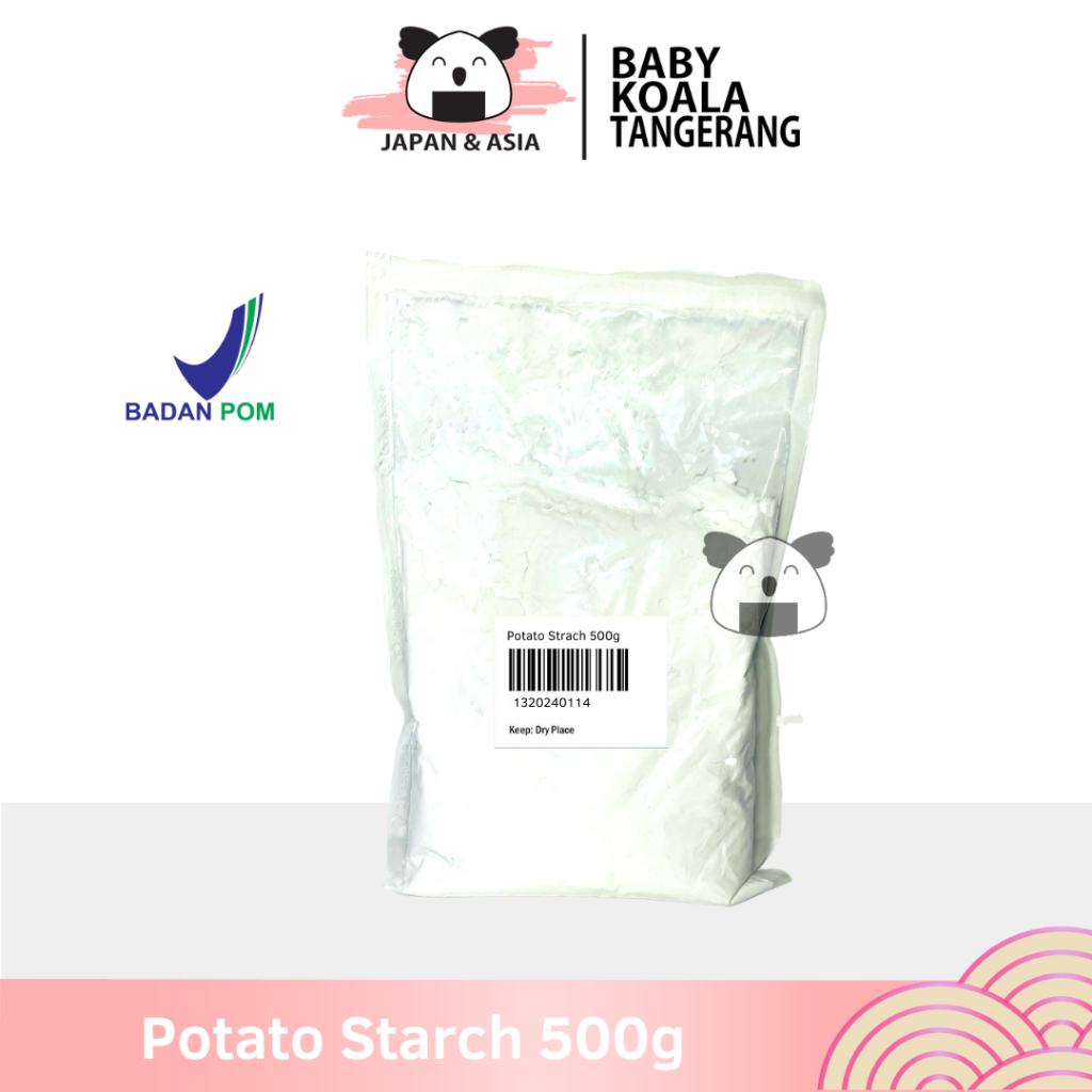 

POTATO STARCH Tepung Pati Kentang 500 g │ for Baking Import -BKT