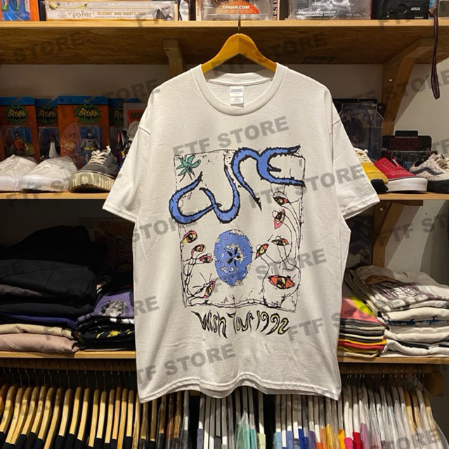 THE CURE - WISH TOUR 1992 TSHIRT WHITE