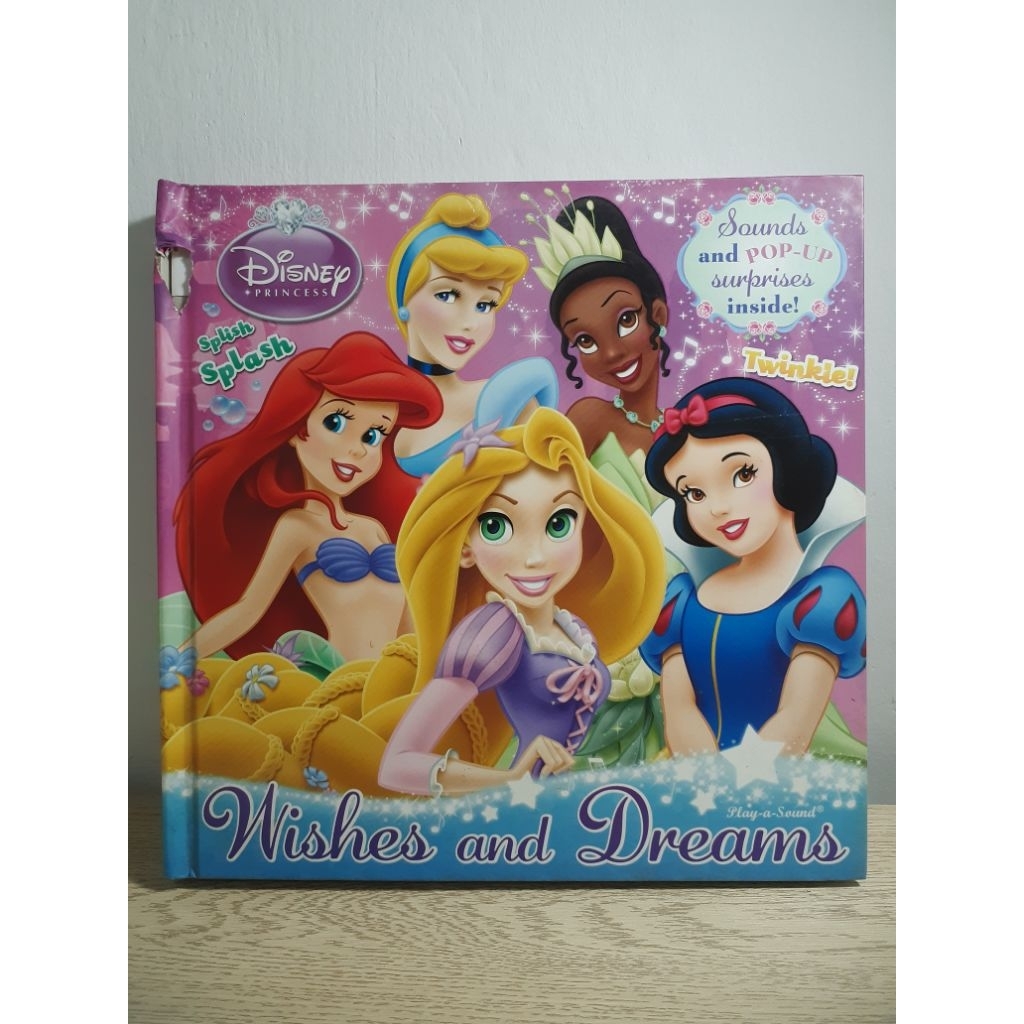 [ NETT ] Pop Up Book Disney Princess Wishes And Dreams