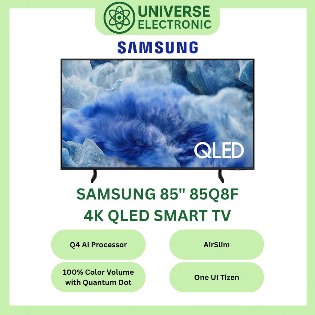 SAMSUNG 85Q8F / QA85Q8F 4K QLED SMART TV 85 Inch