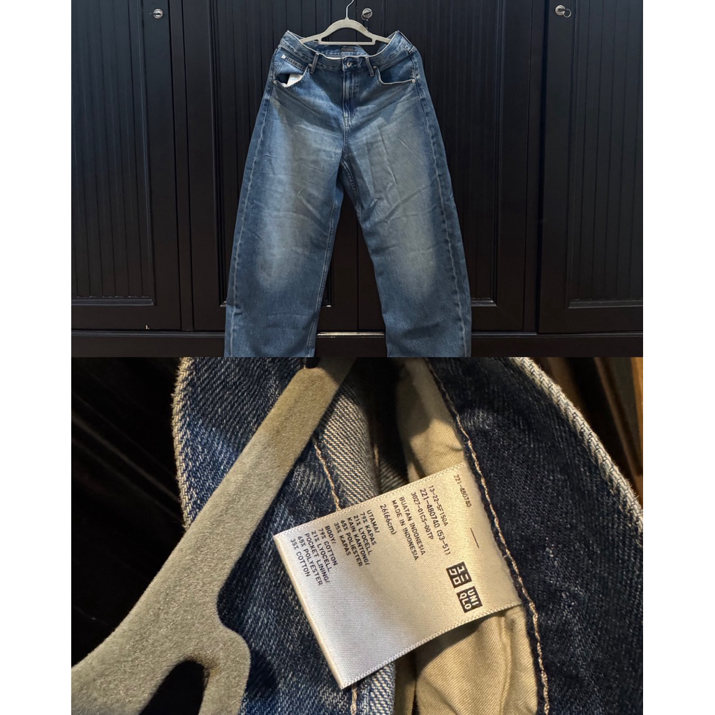 Preloved Uniqlo Baggy Jeans