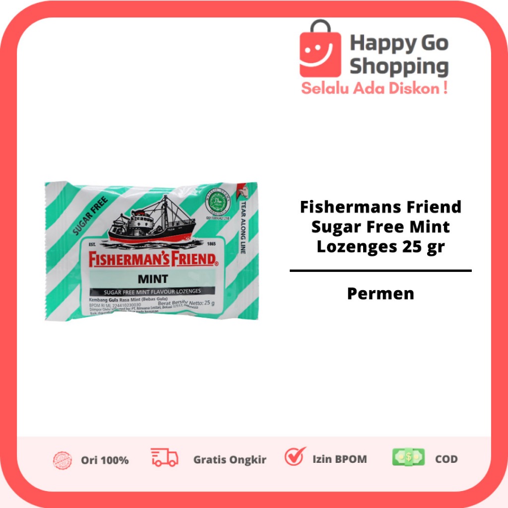 

Fishermans Friend Sugar Free Mint Lozenges 25 gr