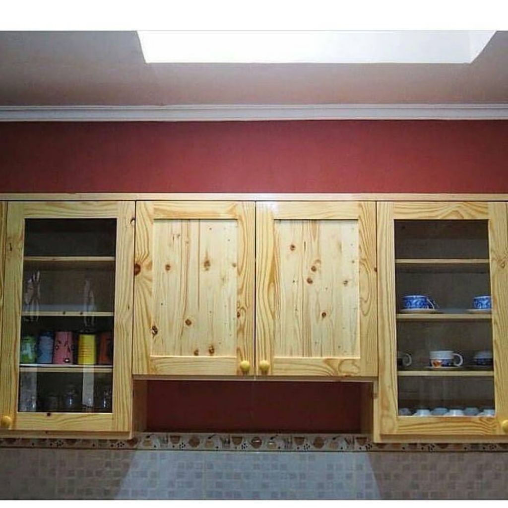 Kitchen set dapur/rak dinding serbaguna kayu jati belanda