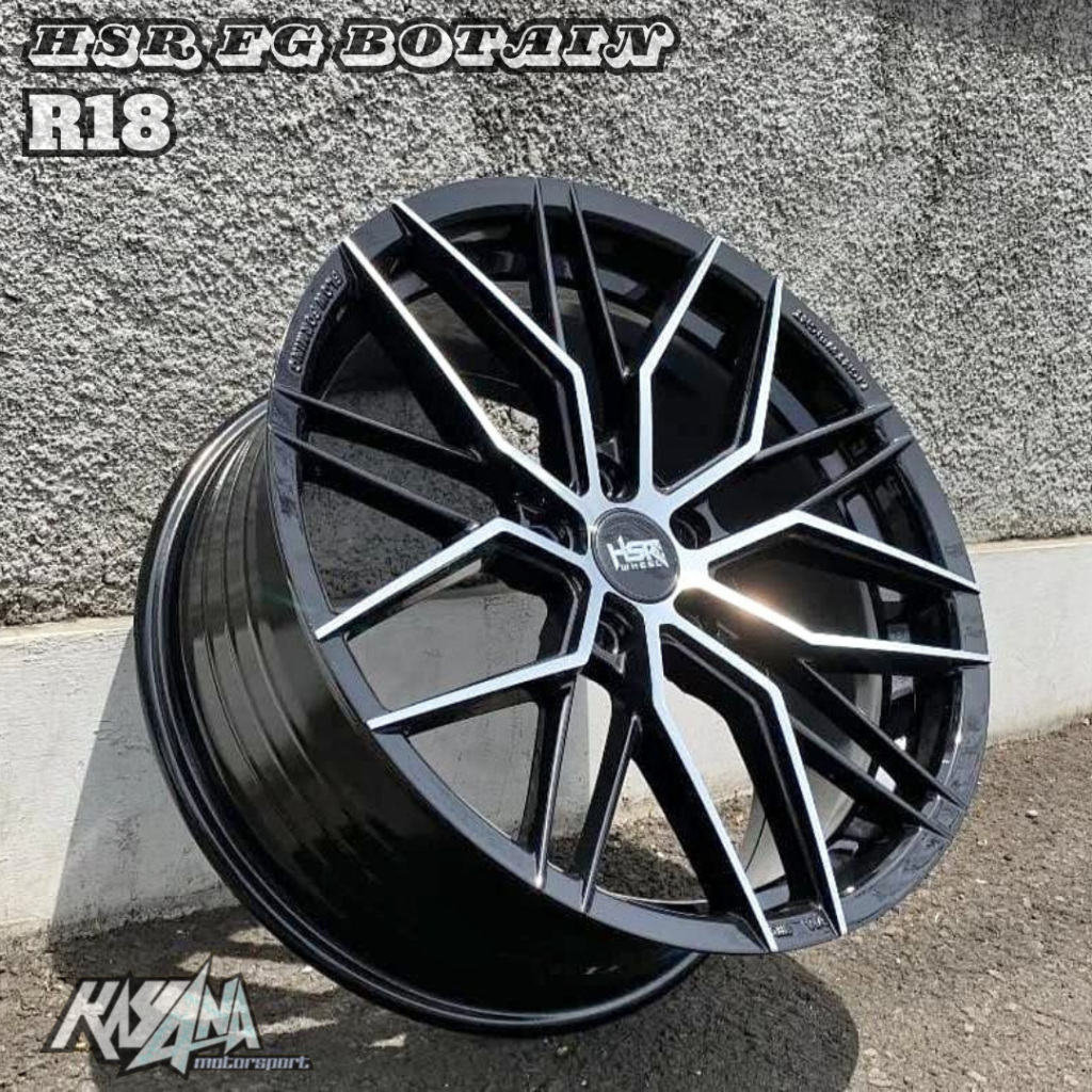VELG MOBIL VARIASI RING 18 HSR FG BOTAIN BAUT 5X114,3 VELG MOBIL XPANDER INNOVA ZENIX TERIOS CIVIC