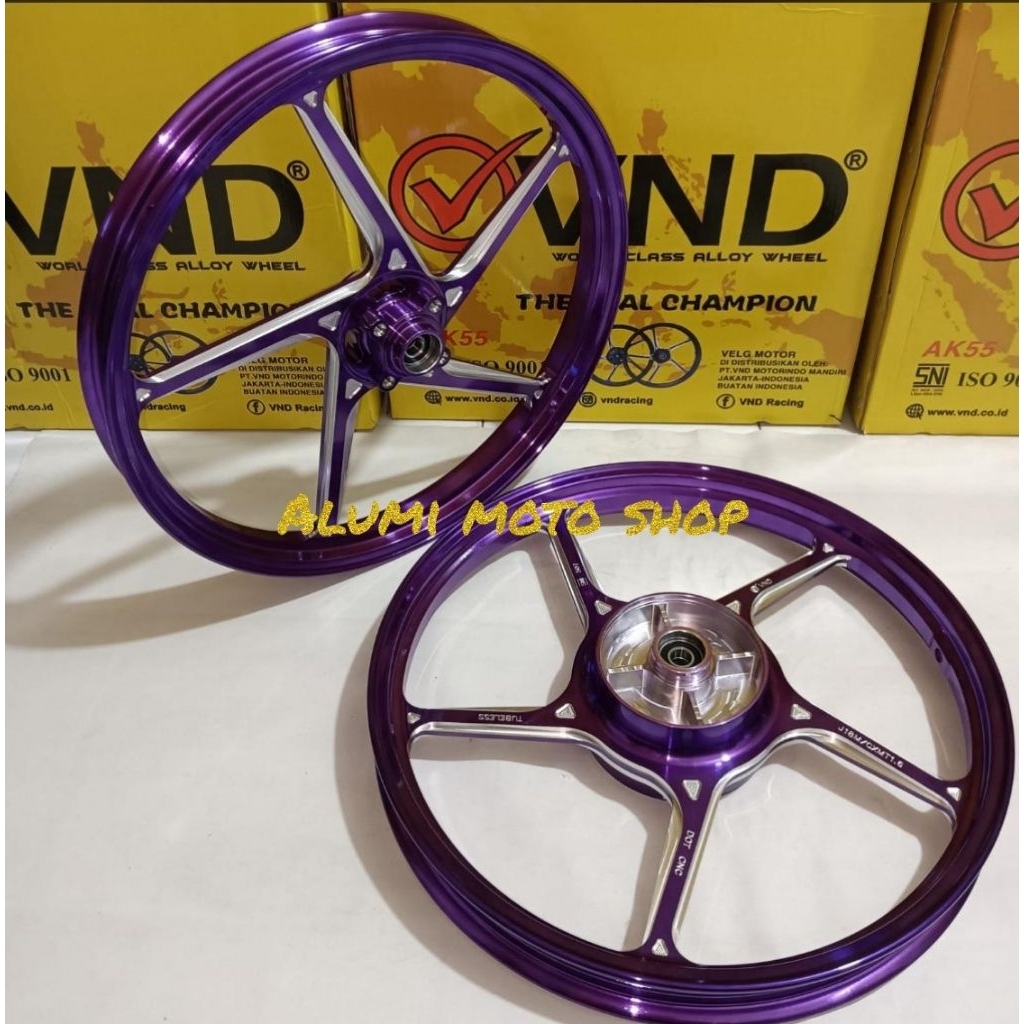 velg racing vnd ak 55 palang 5 yamaha rx king & scorpio ring 18