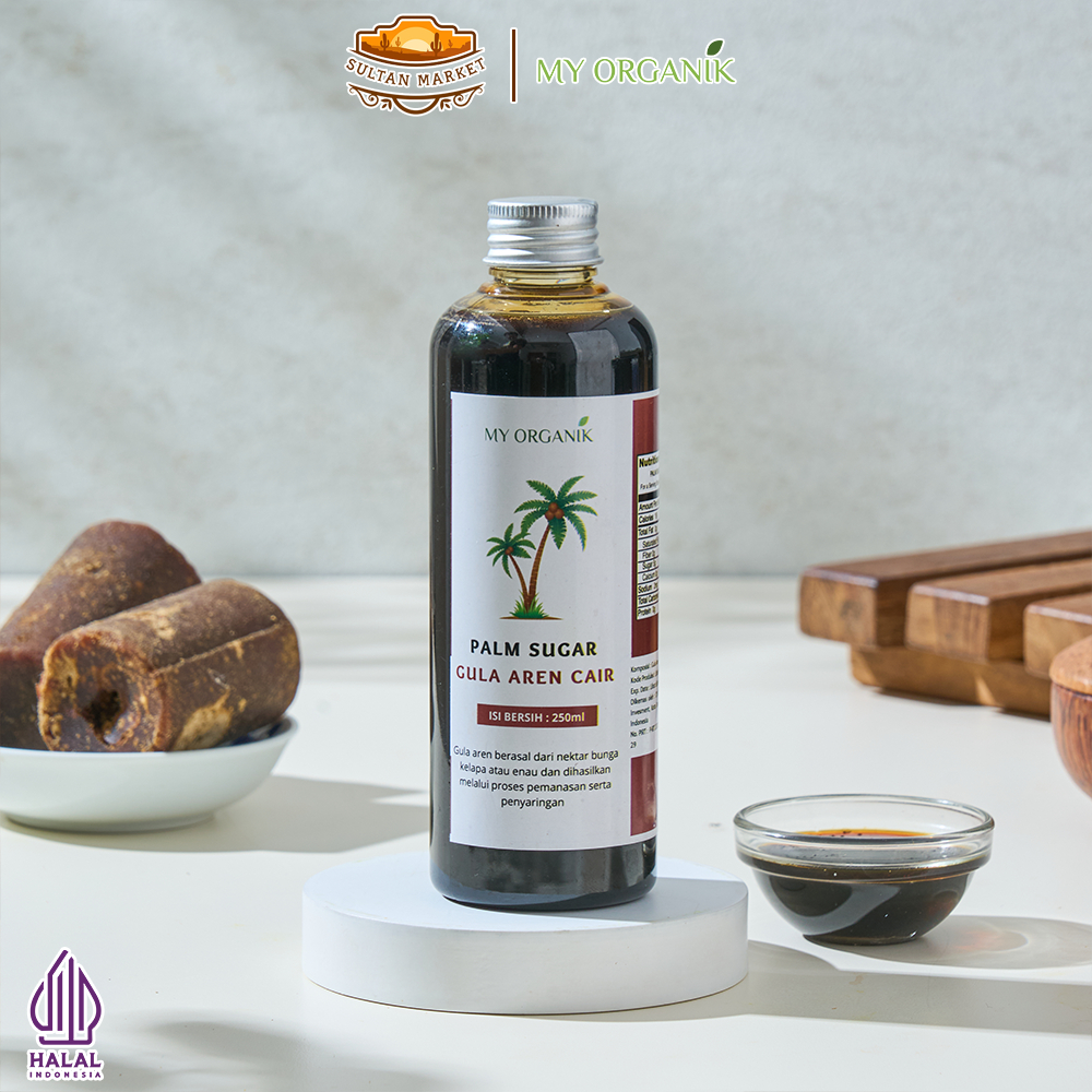 

My Organik Gula Aren Cair Murni Premium High Quality Pure Liquid Palm Sugar 250 ml 500 ml