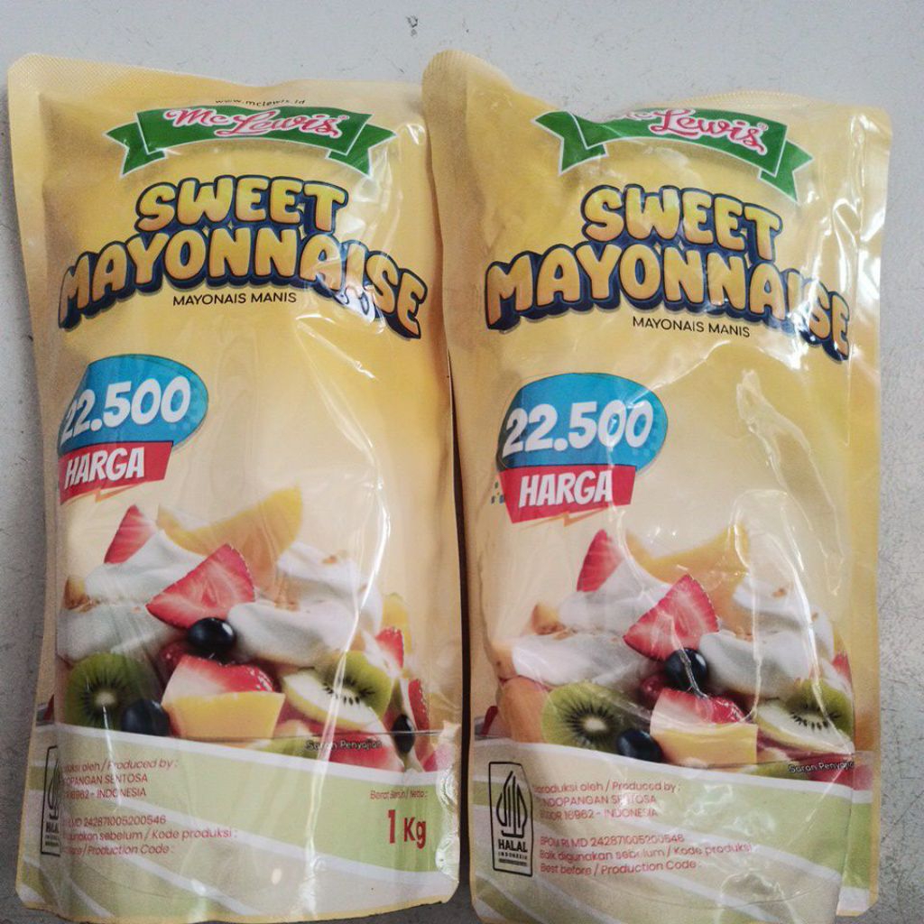 

mayones sweet 1kg merk mc lewis exp.23062026