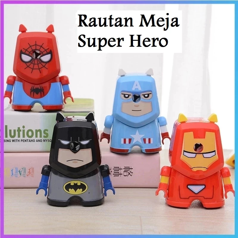

Rautan Putar Super Hero/Rautan Meja Karakter/Rautan Super Hero