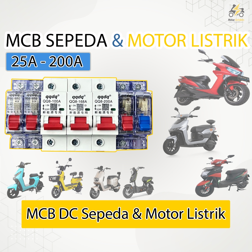 MCB SEPEDA LISTRIK MCB MOTOR LISTRIK 25A - 200A MCB DC