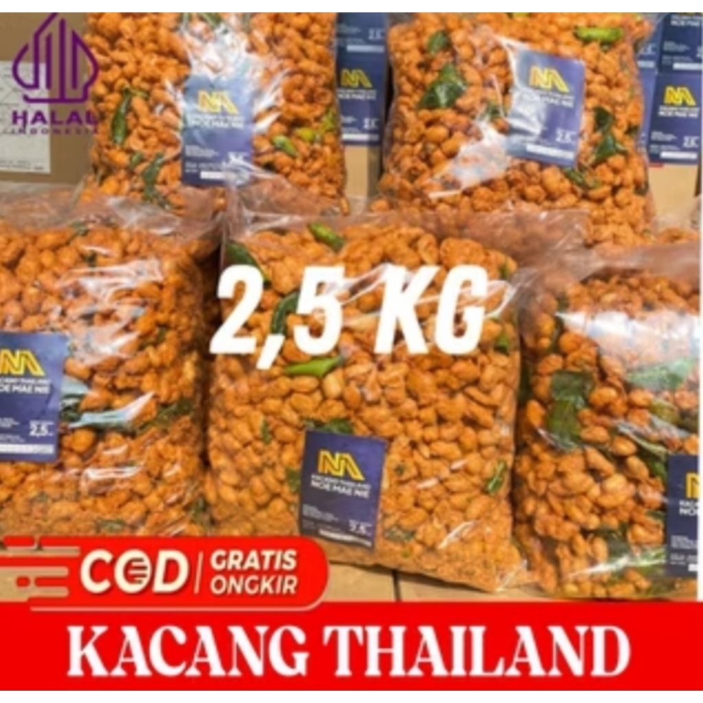 

Kacang thailand gurih 2,5 kg / Kacang thailand 2,5 kg numanie