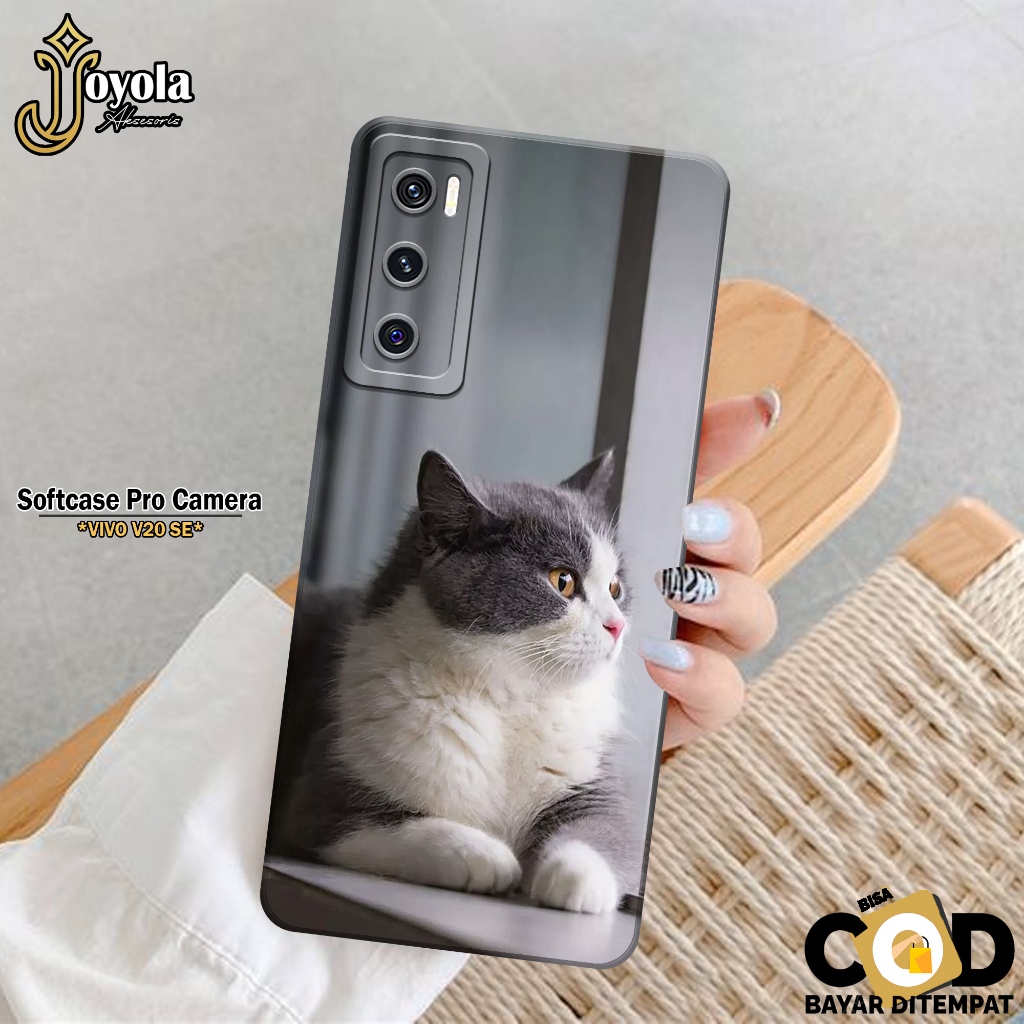 Case Vivo V20 SE Casing Hp Vivo V20 SE JOYOLA Case Kucing Kesing Vivo V20 SE Silikon Cover Pro Camer