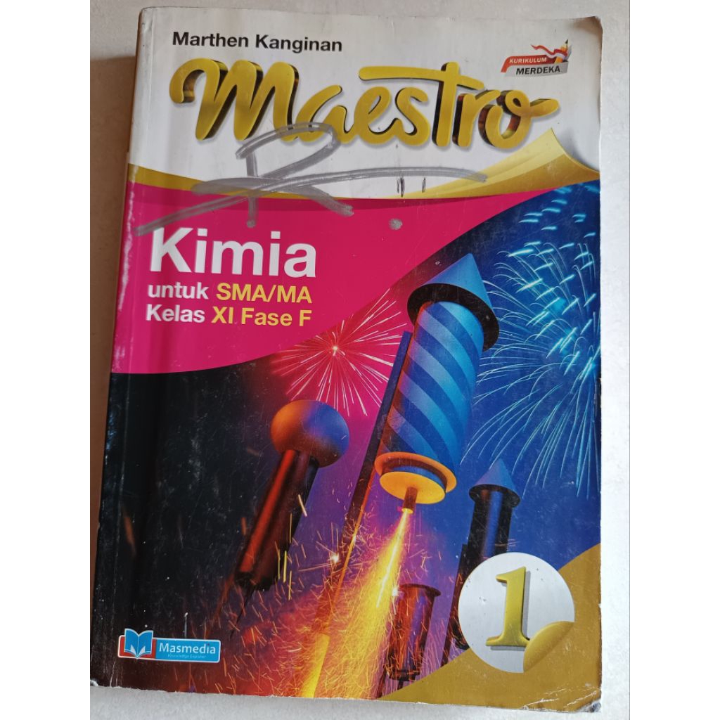 Buku KIMIA FASE F Untuk SMA/MA Kelas 11, MASMEDIA