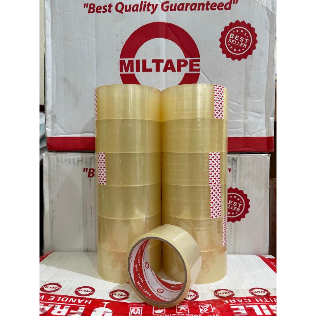 

Lakban Bening Milietape Miltape Miltap 45x100 45MM 100Yard