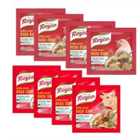 

ROYCO penyedap rasa renceng 8gr isi 12 renceng 500